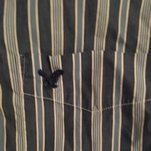 Blue and White stripped shirt